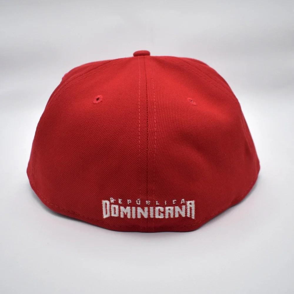 New Era 59FIFTY Dominican Republic DR WBC World Baseball Hat Cap 7 5/8 Red NWT